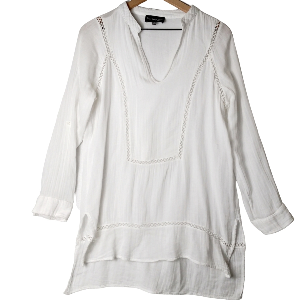 Micheal Stars Boho cotton top size medium soft gauze cotton